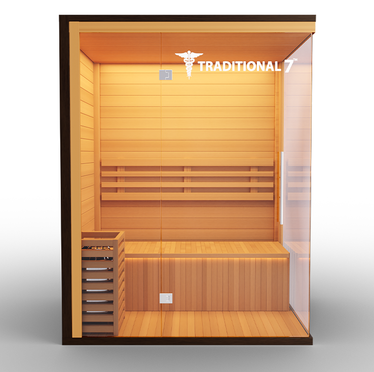 Traditional 7 v2a Medical Sauna | Ultimate Stress Relief