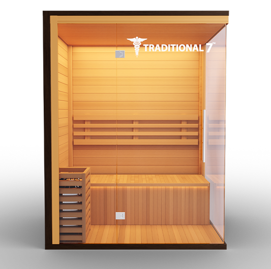 Traditional 7 v2a Medical Sauna | Ultimate Stress Relief