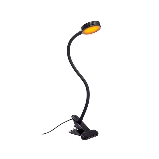 Hoogalite Blue Blocking Amber LED Plug-in Clamp Light