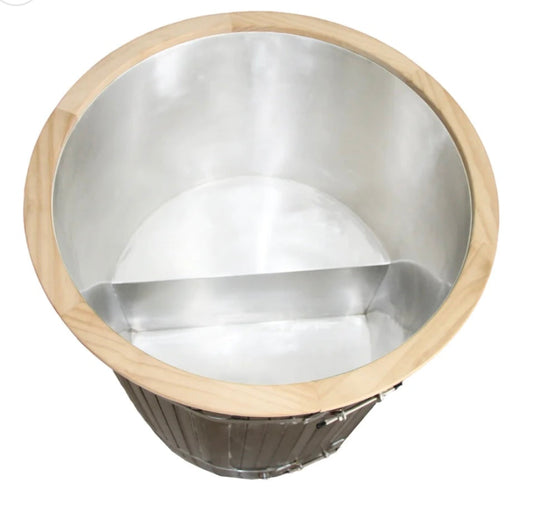 Wood - Steel Cold Plunge Tub