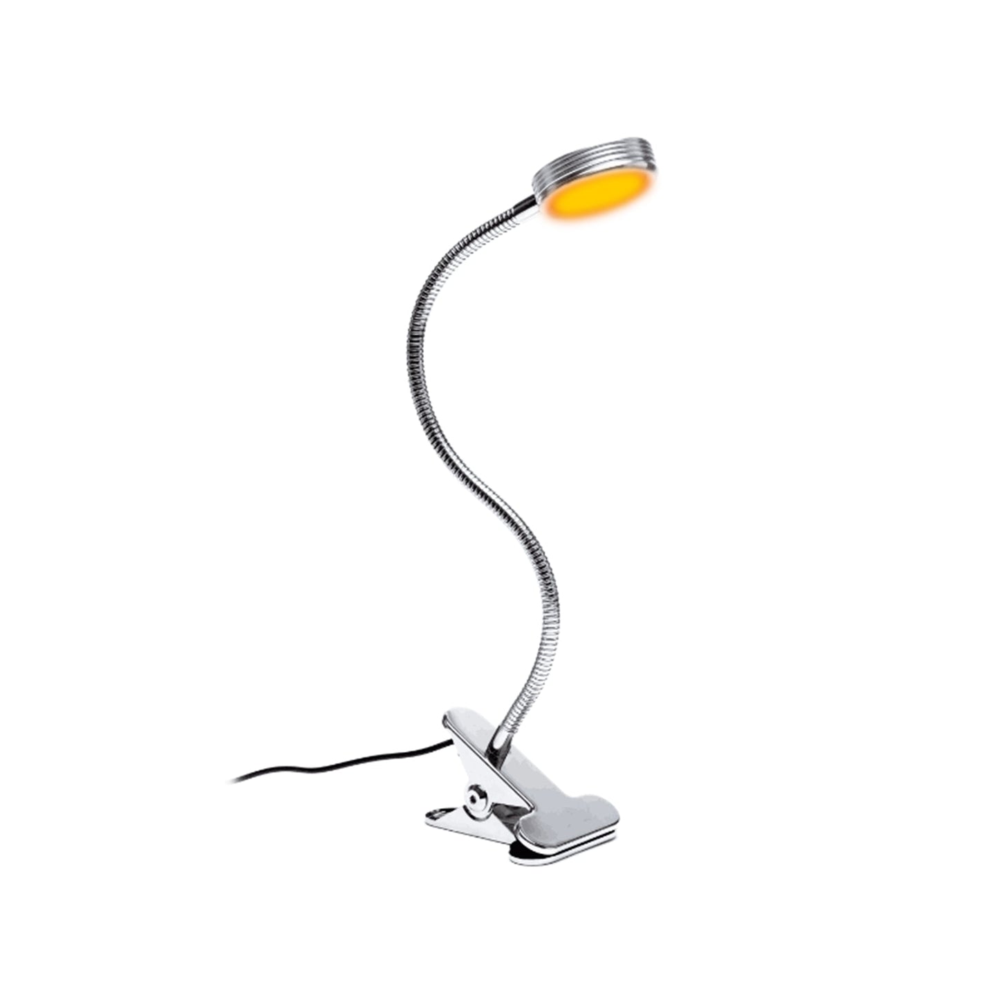 Hoogalite Blue Blocking Amber LED Plug-in Clamp Light