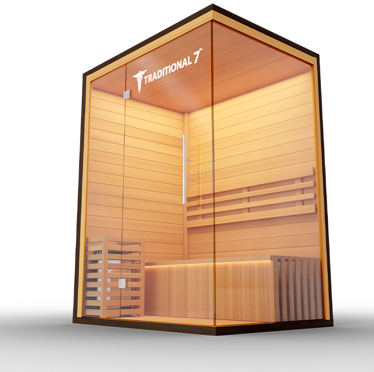 Traditional 7 v2a Medical Sauna | Ultimate Stress Relief